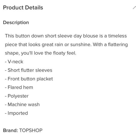 Topshop Blouse - Picture 5 of 5